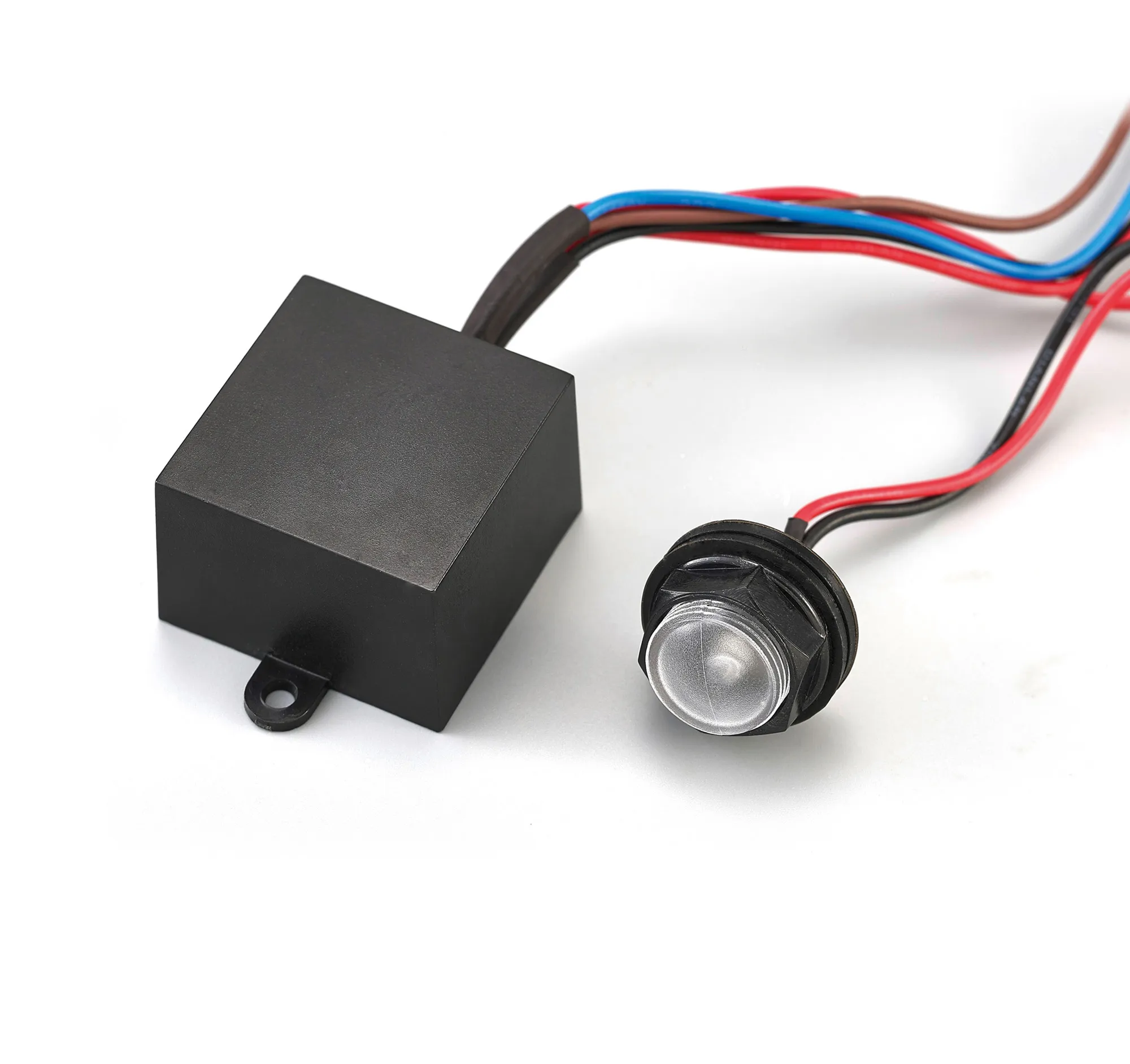 Espial Remote Fixing 20mm Photocell IP65 Black, Frosted White D0061  Deco Espial